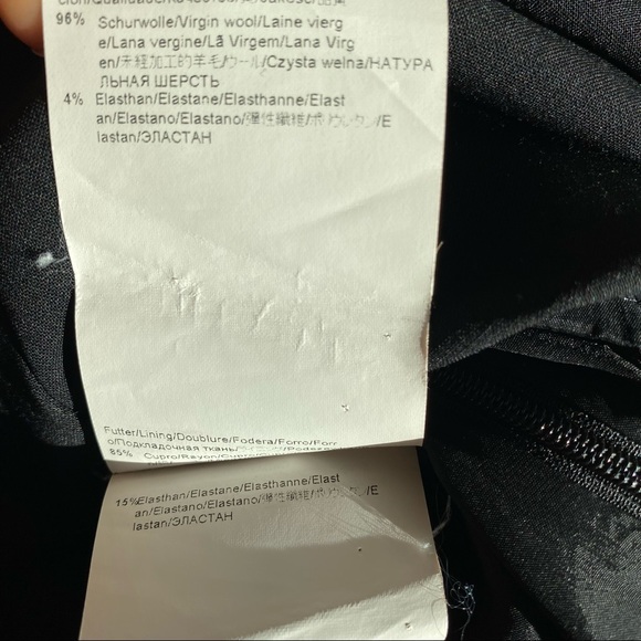 Hugo Boss Black Wool Dress Size 6 - Picture 11 of 11